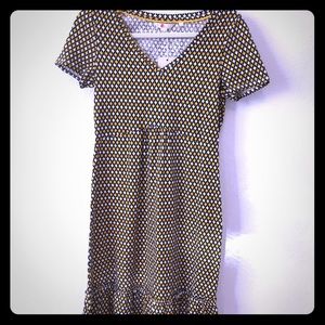 BNWT Navy and Yellow Dress